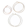 hand hammered hoops