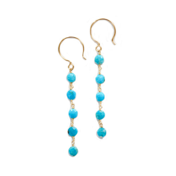lizzie turquoise dangles