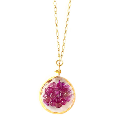 ruby signature necklace