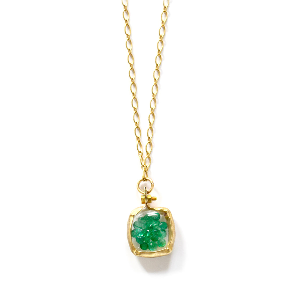 emerald signature necklace